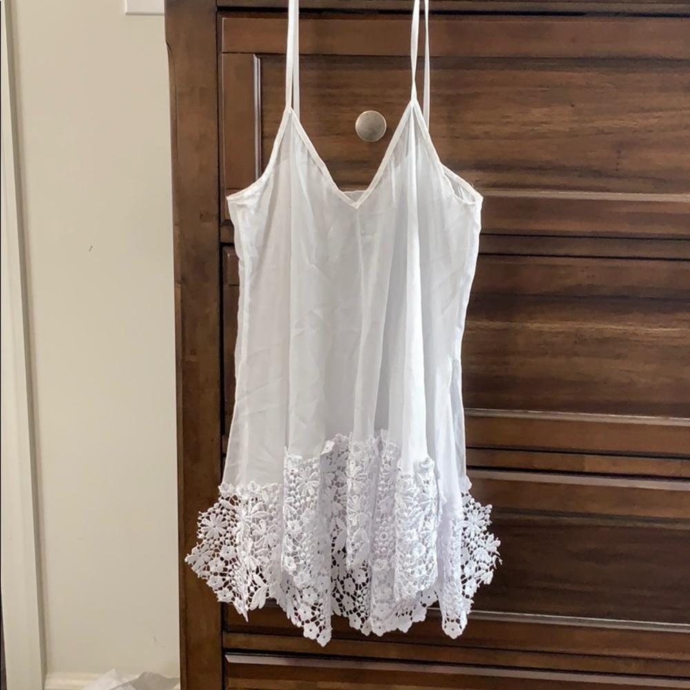 Fun summer white blouse